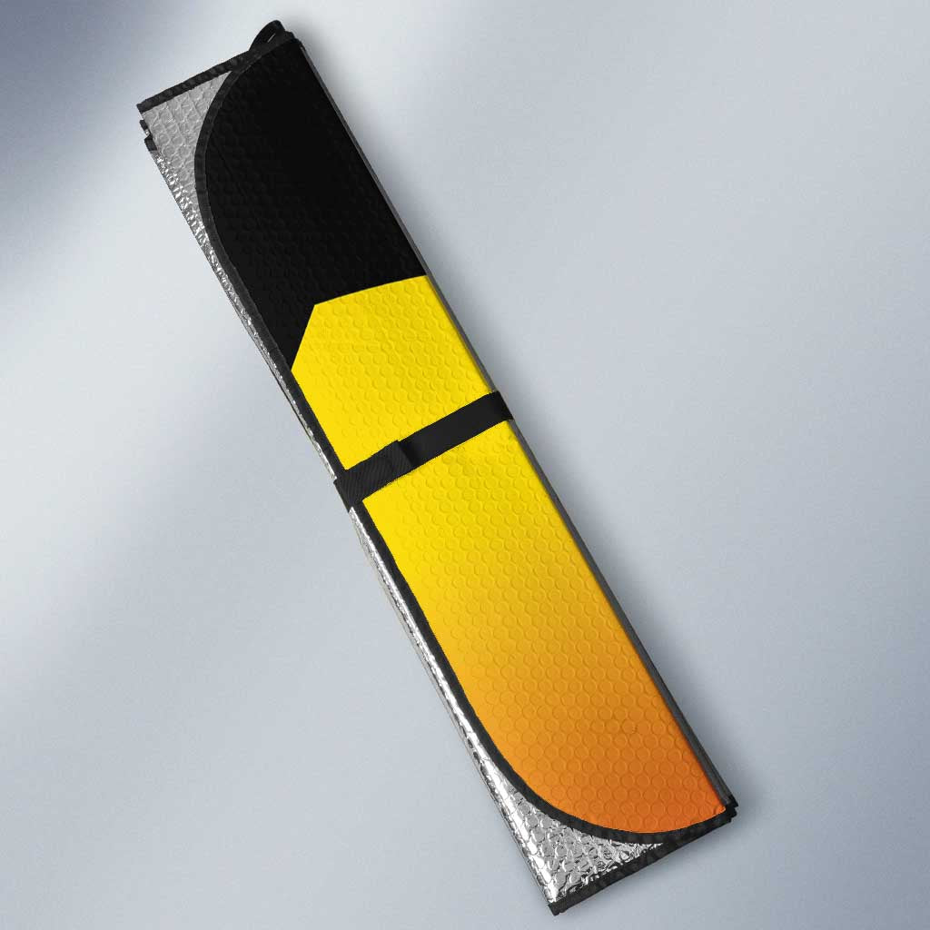 Uganda Cricket Auto Sun Shade Go Cricket Cranes Go - Wonder Print Shop