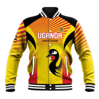 Custom Uganda Cricket Baseball Jacket Go Cricket Cranes Go - Wonder Print Shop