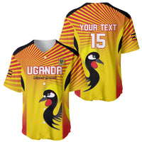 Custom Uganda Cricket Baseball Jersey Go Cricket Cranes Go - Wonder Print Shop
