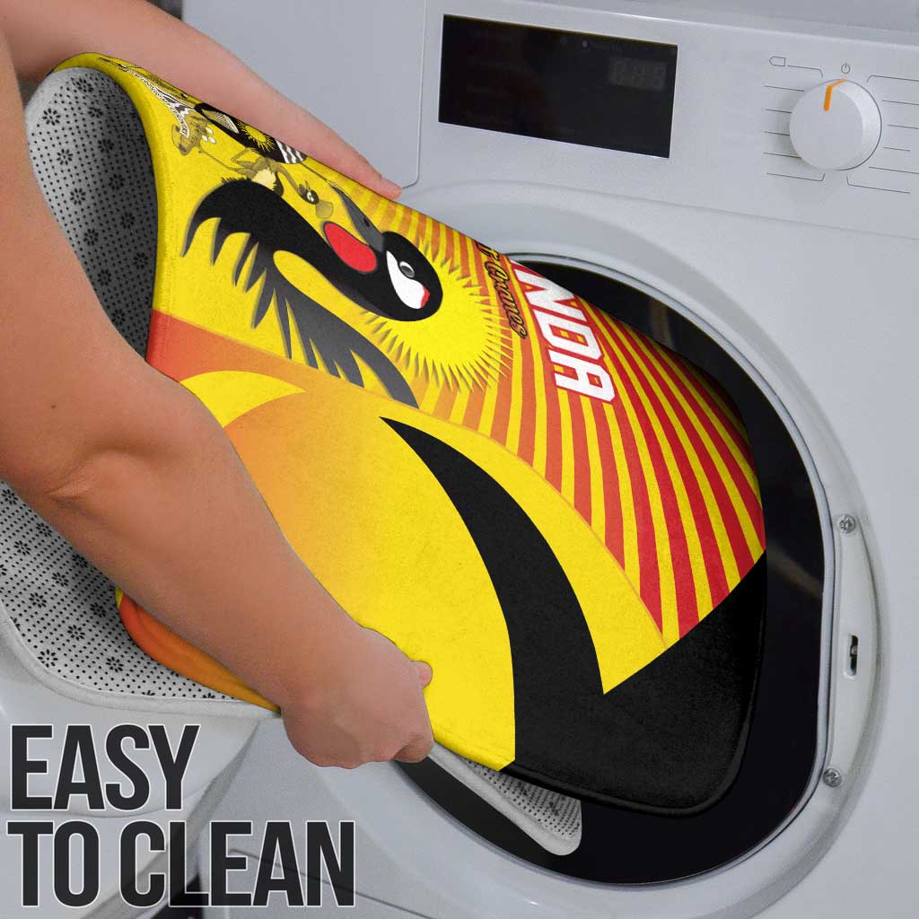 Uganda Cricket Bathroom Set Go Cricket Cranes Go - Wonder Print Shop