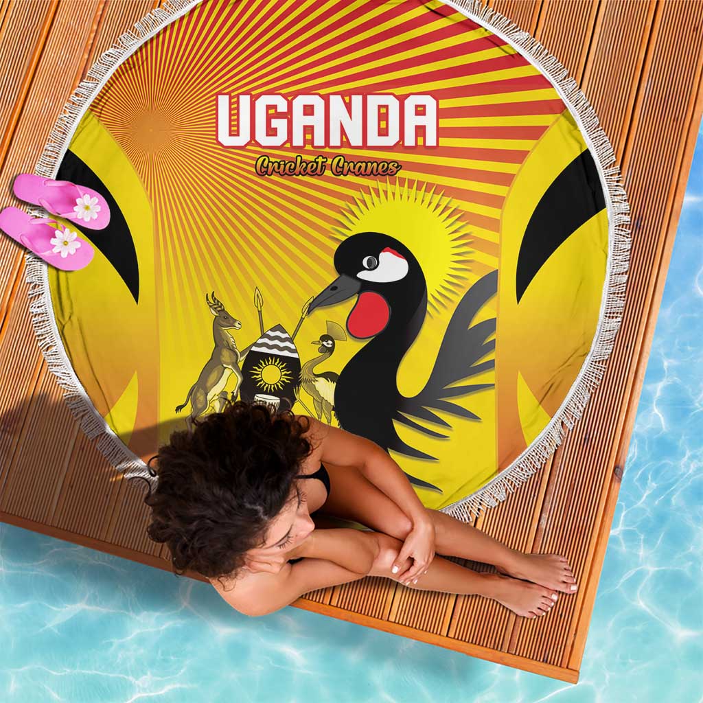 Uganda Cricket Beach Blanket Go Cricket Cranes Go - Wonder Print Shop