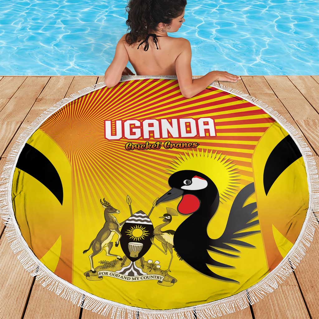 Uganda Cricket Beach Blanket Go Cricket Cranes Go - Wonder Print Shop