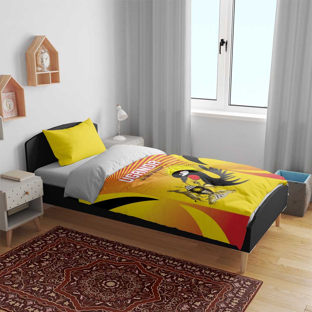 Uganda Cricket Bedding Set Go Cricket Cranes Go - Wonder Print Shop