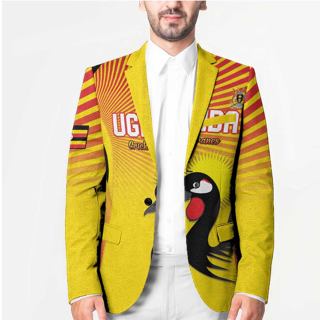 Custom Uganda Cricket Blazer Go Cricket Cranes Go - Wonder Print Shop