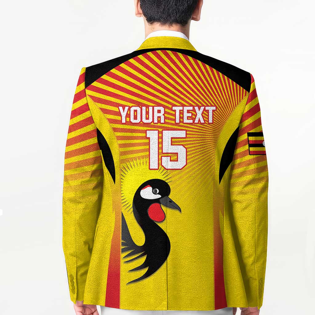 Custom Uganda Cricket Blazer Go Cricket Cranes Go - Wonder Print Shop