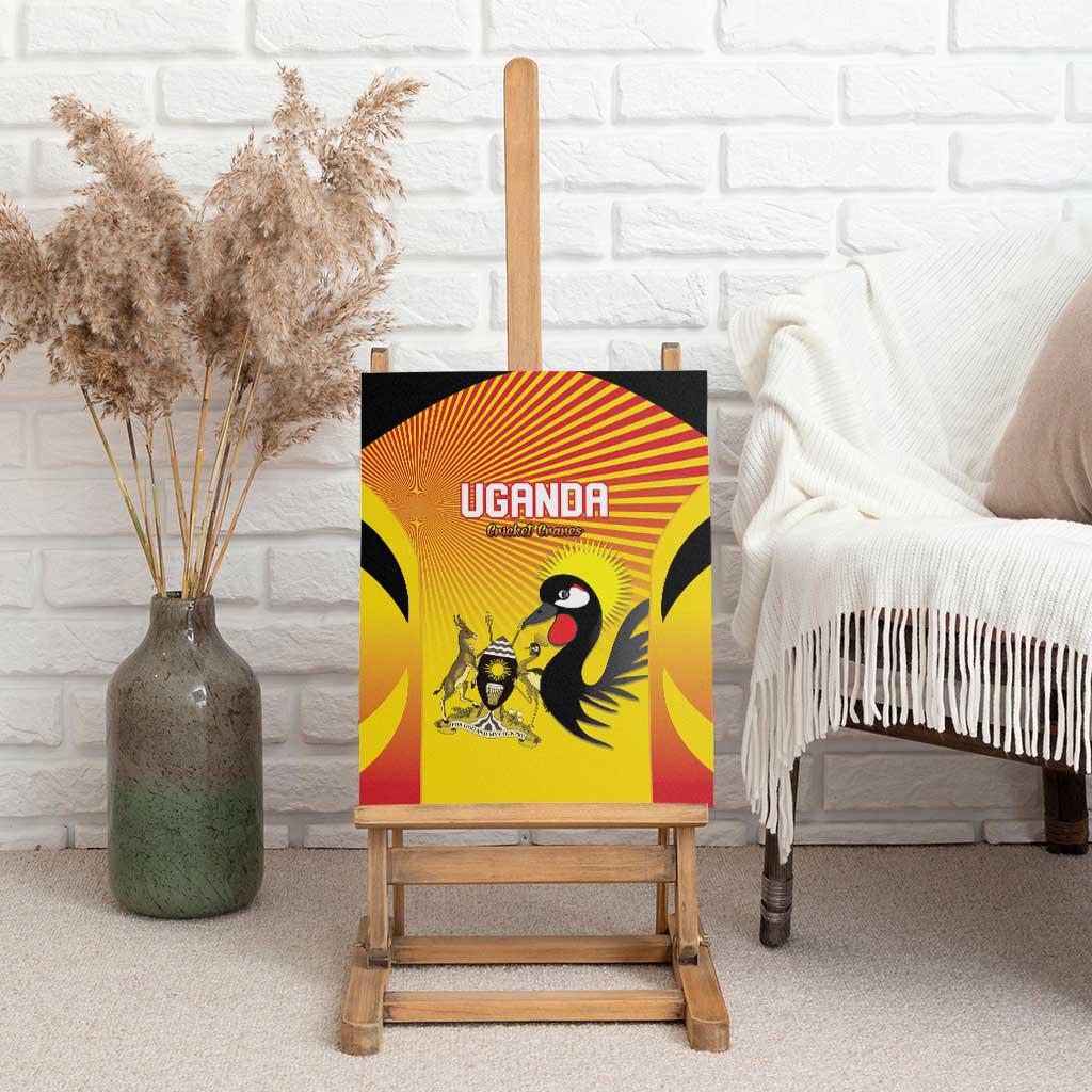 Uganda Cricket Canvas Wall Art Go Cricket Cranes Go - Wonder Print Shop