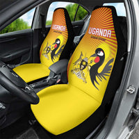 Uganda Cricket Car Seat Cover Go Cricket Cranes Go - Wonder Print Shop