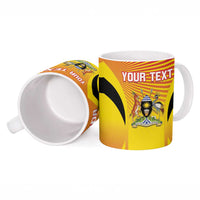Custom Uganda Cricket Ceramic Mug Go Cricket Cranes Go - Wonder Print Shop