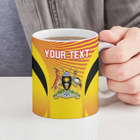 Custom Uganda Cricket Ceramic Mug Go Cricket Cranes Go - Wonder Print Shop