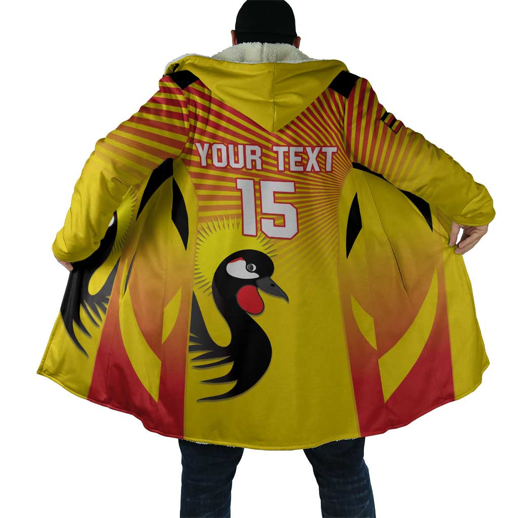 Custom Uganda Cricket Cloak Go Cricket Cranes Go - Wonder Print Shop