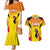 Custom Uganda Cricket Couples Matching Mermaid Dress and Hawaiian Shirt Go Cricket Cranes Go - Wonder Print Shop
