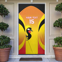 Custom Uganda Cricket Door Cover Go Cricket Cranes Go - Wonder Print Shop
