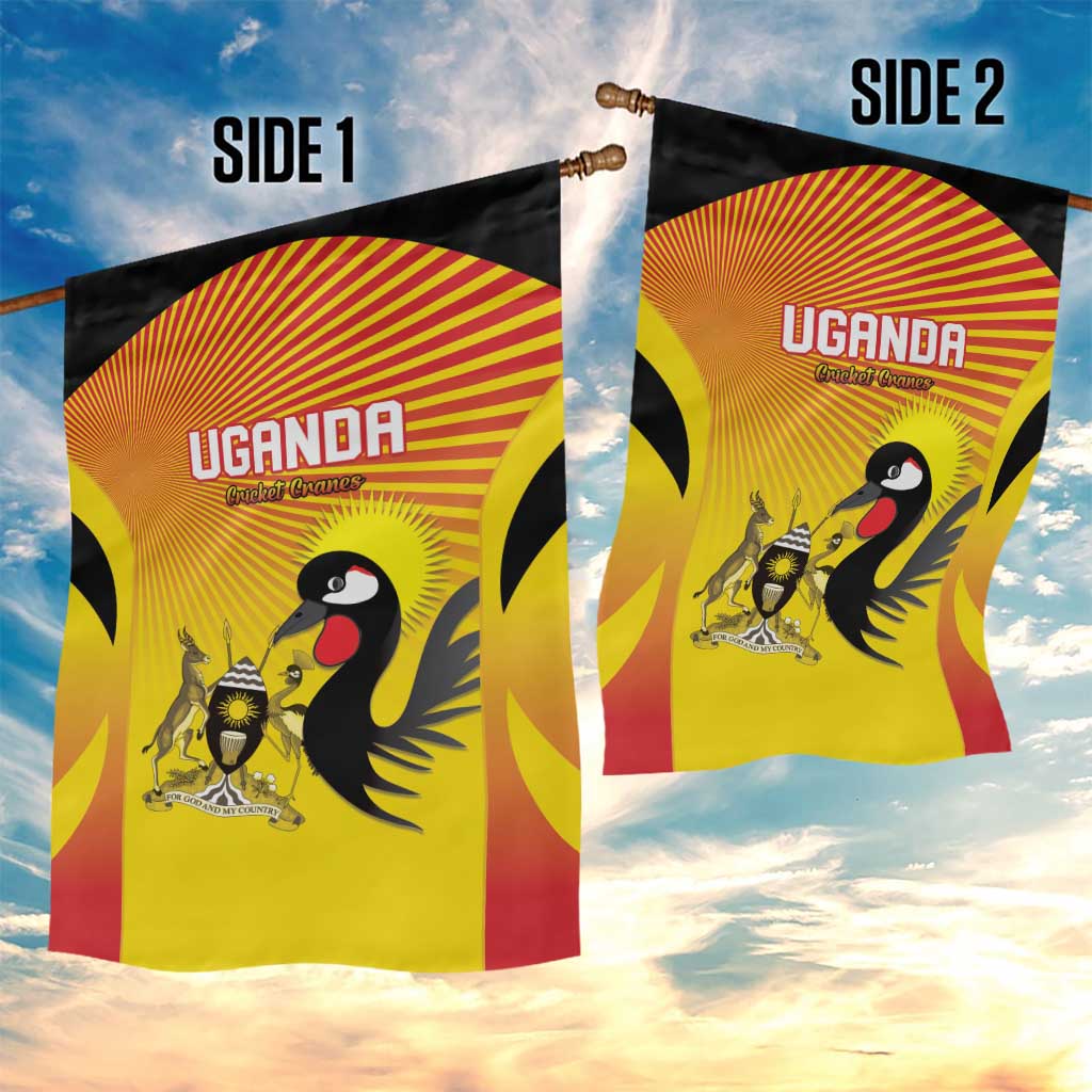 Uganda Cricket Garden Flag Go Cricket Cranes Go - Wonder Print Shop