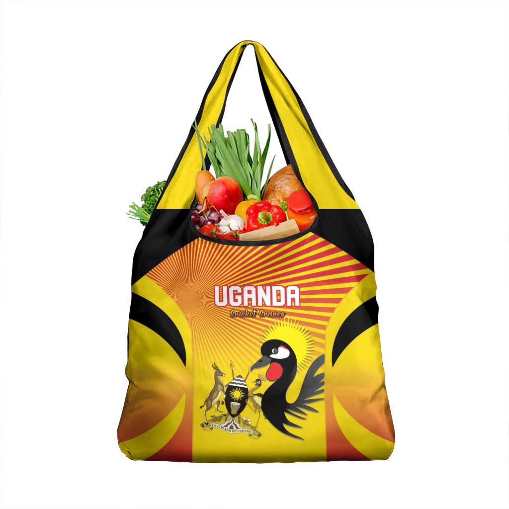 Uganda Cricket Grocery Bag Go Cricket Cranes Go - Wonder Print Shop