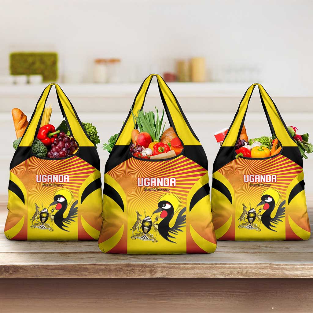 Uganda Cricket Grocery Bag Go Cricket Cranes Go - Wonder Print Shop