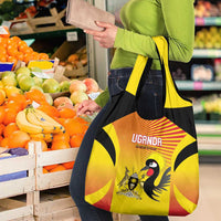 Uganda Cricket Grocery Bag Go Cricket Cranes Go - Wonder Print Shop