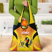 Uganda Cricket Grocery Bag Go Cricket Cranes Go - Wonder Print Shop