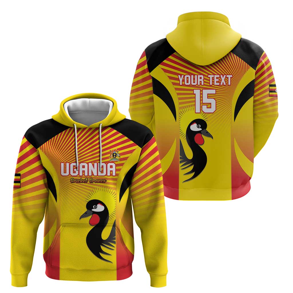 Custom Uganda Cricket Hoodie Go Cricket Cranes Go - Wonder Print Shop