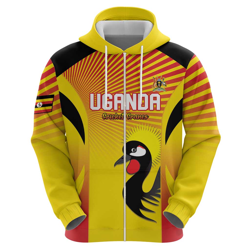 Custom Uganda Cricket Hoodie Go Cricket Cranes Go - Wonder Print Shop