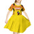 Custom Uganda Cricket Kid Short Sleeve Dress Go Cricket Cranes Go - Wonder Print Shop
