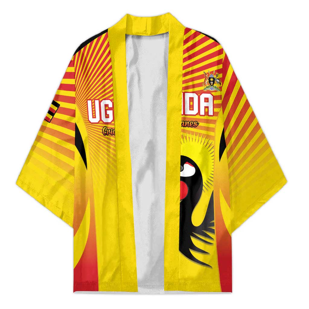Custom Uganda Cricket Kimono Go Cricket Cranes Go - Wonder Print Shop