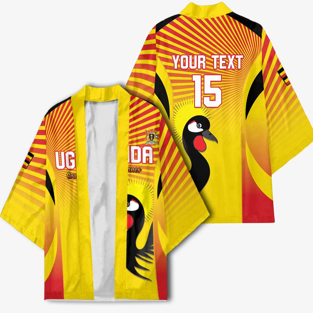 Custom Uganda Cricket Kimono Go Cricket Cranes Go - Wonder Print Shop