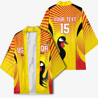 Custom Uganda Cricket Kimono Go Cricket Cranes Go - Wonder Print Shop