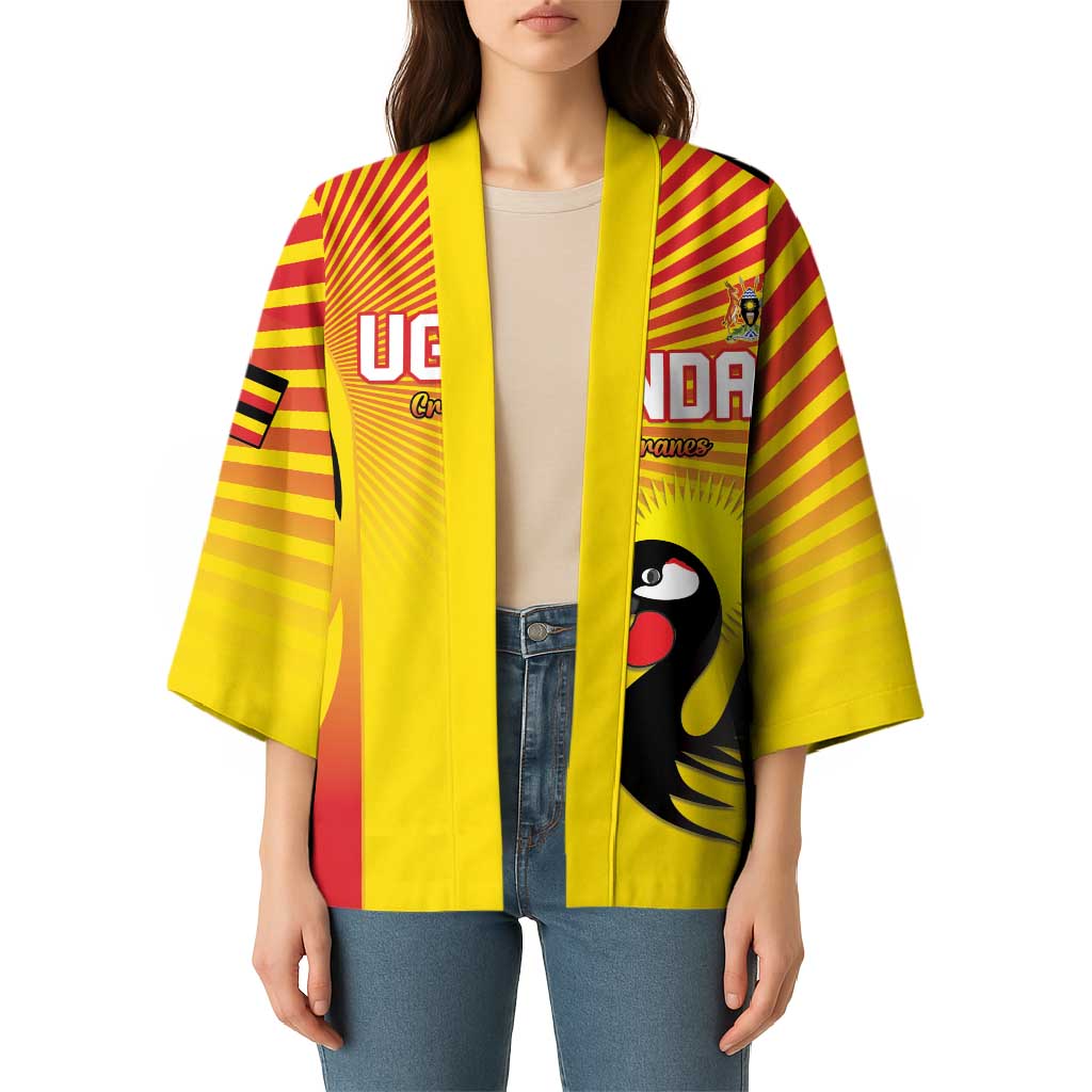 Custom Uganda Cricket Kimono Go Cricket Cranes Go - Wonder Print Shop
