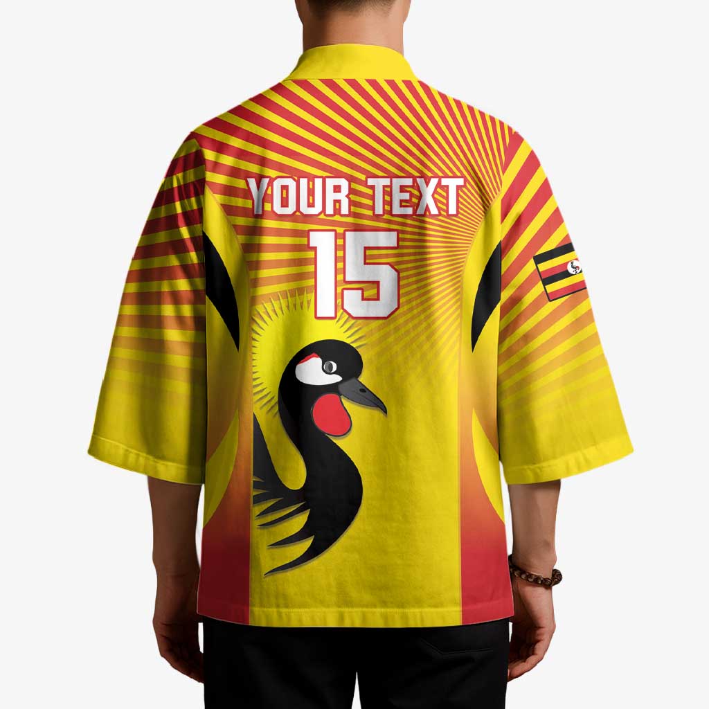 Custom Uganda Cricket Kimono Go Cricket Cranes Go - Wonder Print Shop