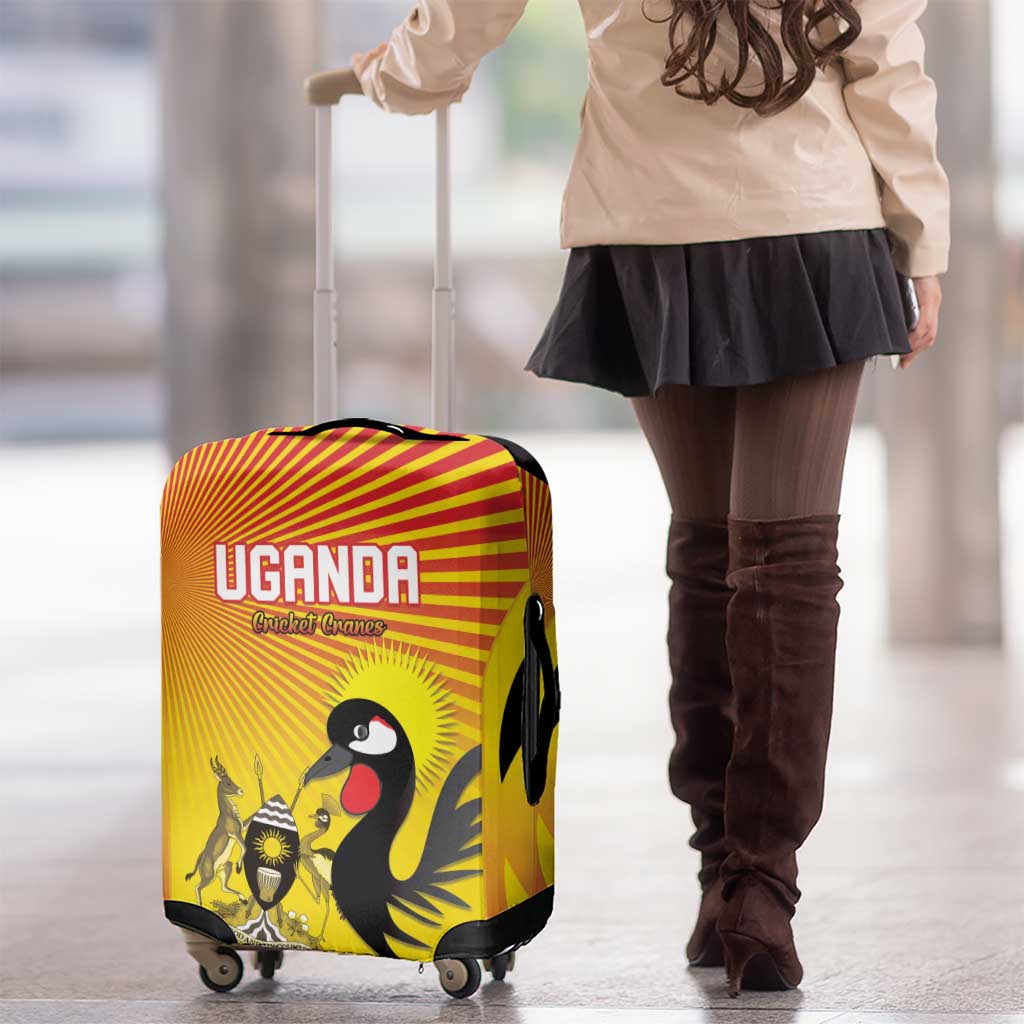 Uganda Cricket Luggage Cover Go Cricket Cranes Go - Wonder Print Shop