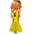 Custom Uganda Cricket Mermaid Dress Go Cricket Cranes Go - Wonder Print Shop