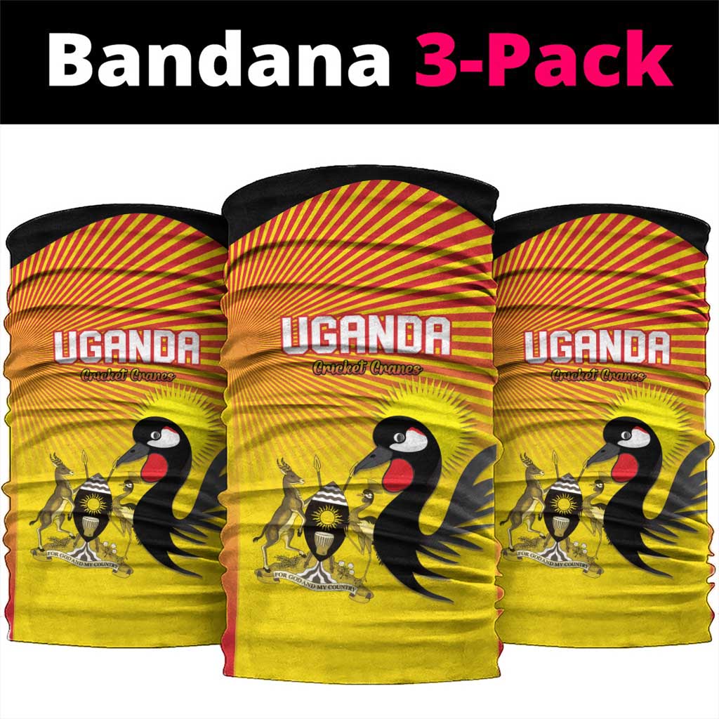 Uganda Cricket Neck Gaiter Go Cricket Cranes Go - Wonder Print Shop