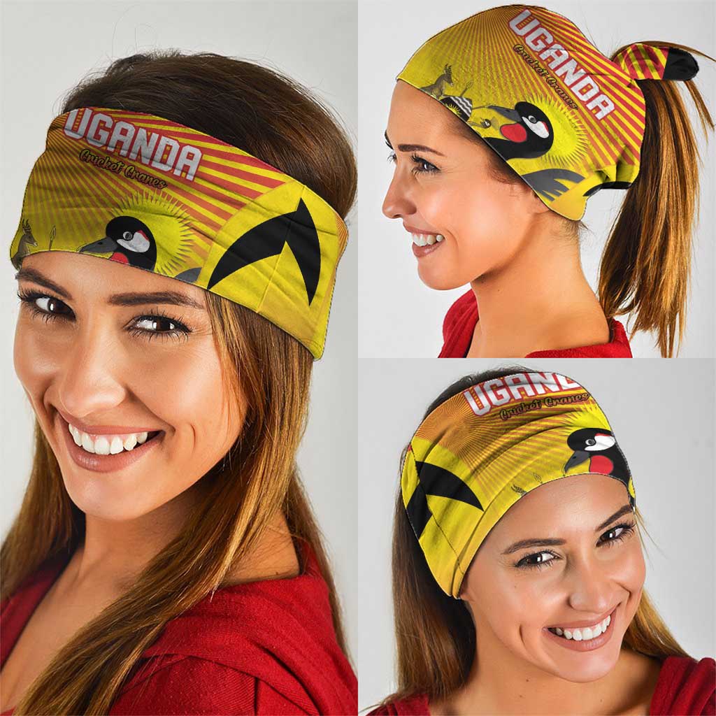 Uganda Cricket Neck Gaiter Go Cricket Cranes Go - Wonder Print Shop