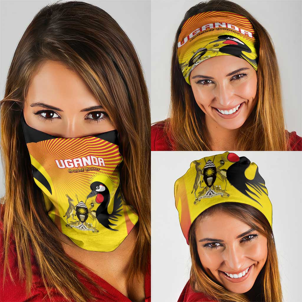 Uganda Cricket Neck Gaiter Go Cricket Cranes Go - Wonder Print Shop