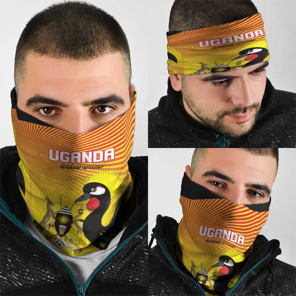 Uganda Cricket Neck Gaiter Go Cricket Cranes Go - Wonder Print Shop