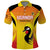 Custom Uganda Cricket Polo Shirt Go Cricket Cranes Go - Wonder Print Shop