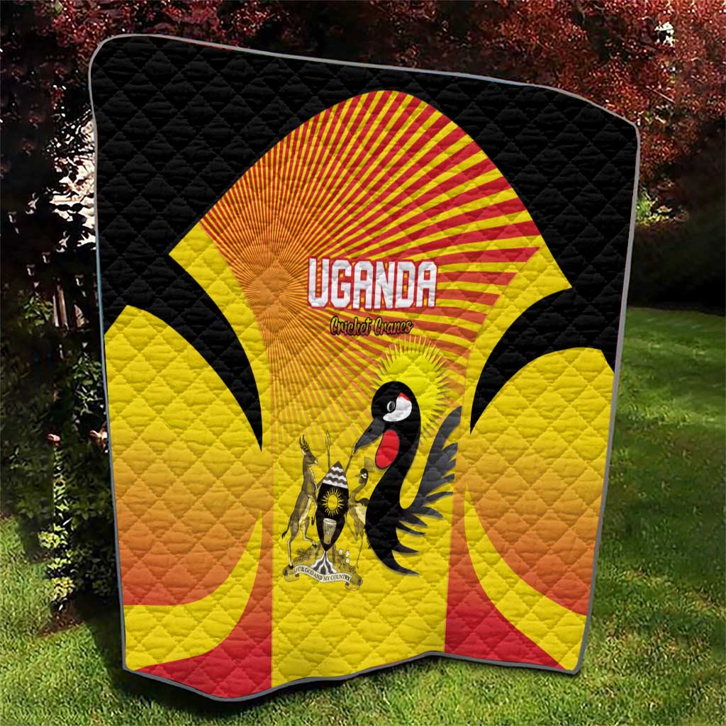 Uganda Cricket Quilt Go Cricket Cranes Go - Wonder Print Shop
