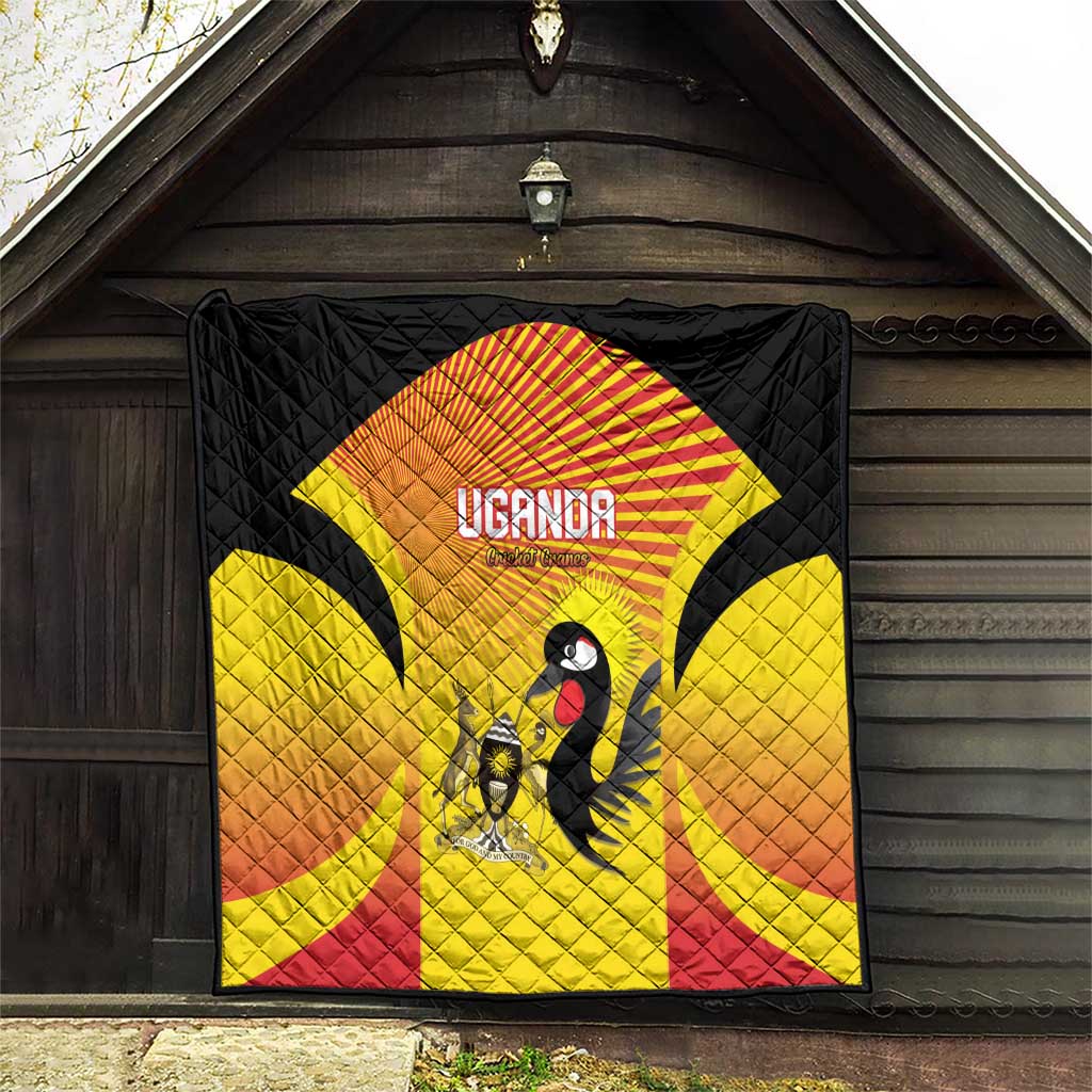 Uganda Cricket Quilt Go Cricket Cranes Go - Wonder Print Shop
