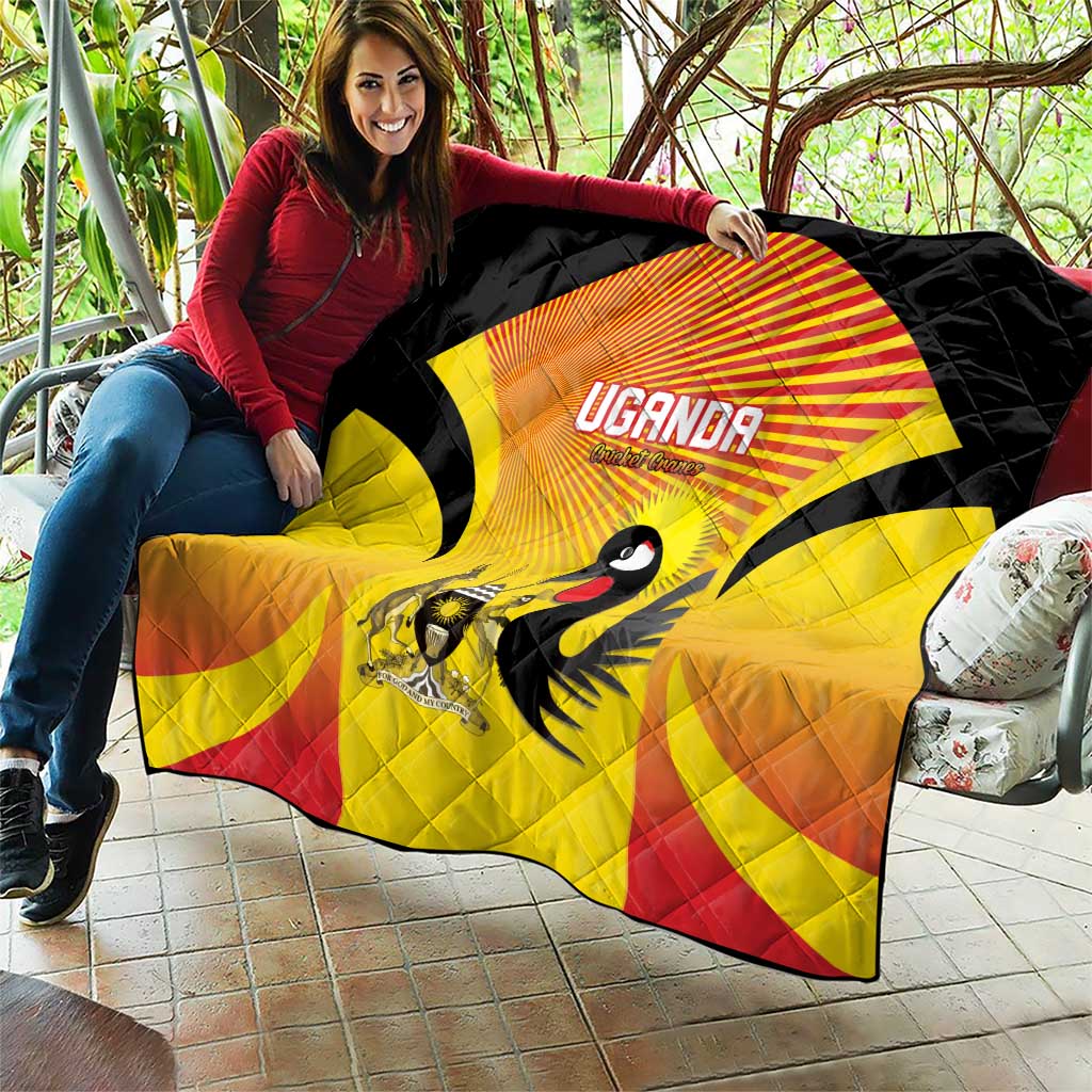Uganda Cricket Quilt Go Cricket Cranes Go - Wonder Print Shop
