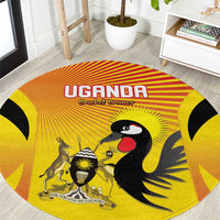 Uganda Cricket Round Carpet Go Cricket Cranes Go - Wonder Print Shop
