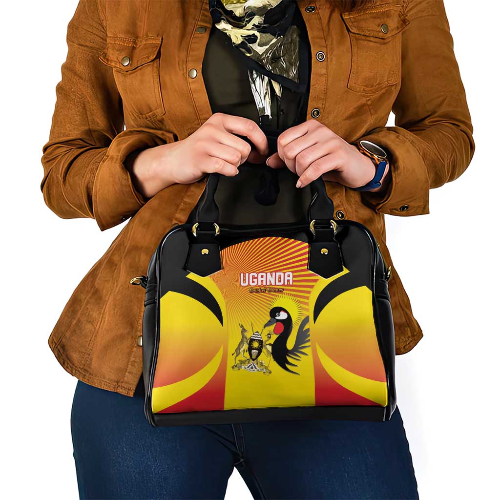 Uganda Cricket Shoulder Handbag Go Cricket Cranes Go - Wonder Print Shop