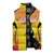 Custom Uganda Cricket Sleeveless Puffer Jacket Go Cricket Cranes Go - Wonder Print Shop