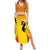 Custom Uganda Cricket Summer Maxi Dress Go Cricket Cranes Go - Wonder Print Shop