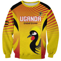 Custom Uganda Cricket Sweatshirt Go Cricket Cranes Go - Wonder Print Shop