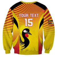 Custom Uganda Cricket Sweatshirt Go Cricket Cranes Go - Wonder Print Shop