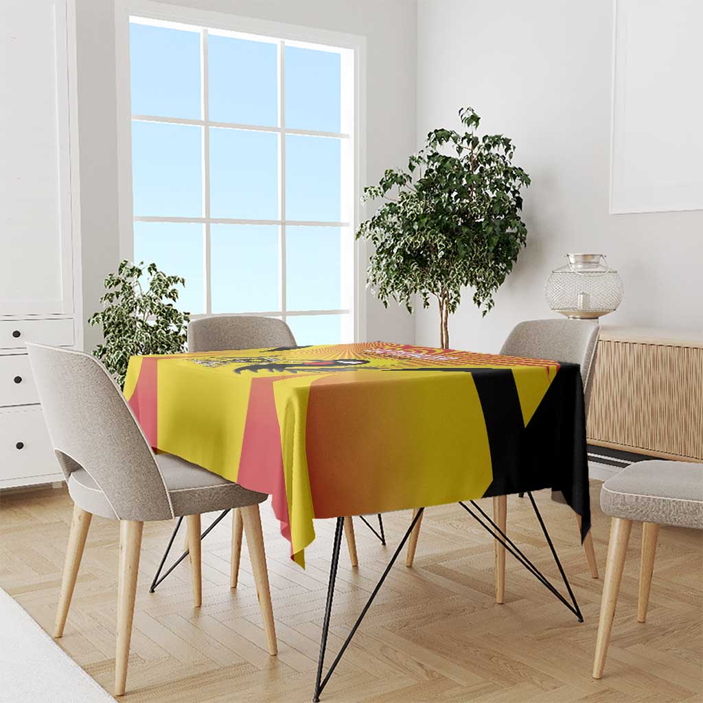 Uganda Cricket Tablecloth Go Cricket Cranes Go - Wonder Print Shop