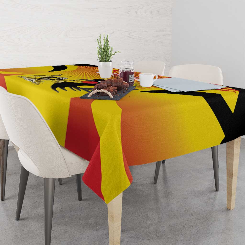 Uganda Cricket Tablecloth Go Cricket Cranes Go - Wonder Print Shop