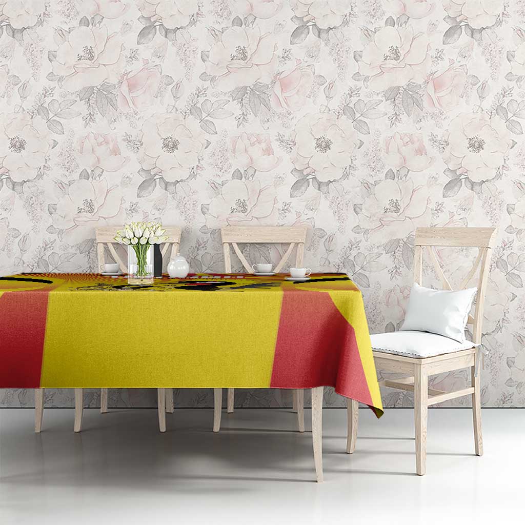 Uganda Cricket Tablecloth Go Cricket Cranes Go - Wonder Print Shop