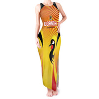 Custom Uganda Cricket Tank Maxi Dress Go Cricket Cranes Go - Wonder Print Shop