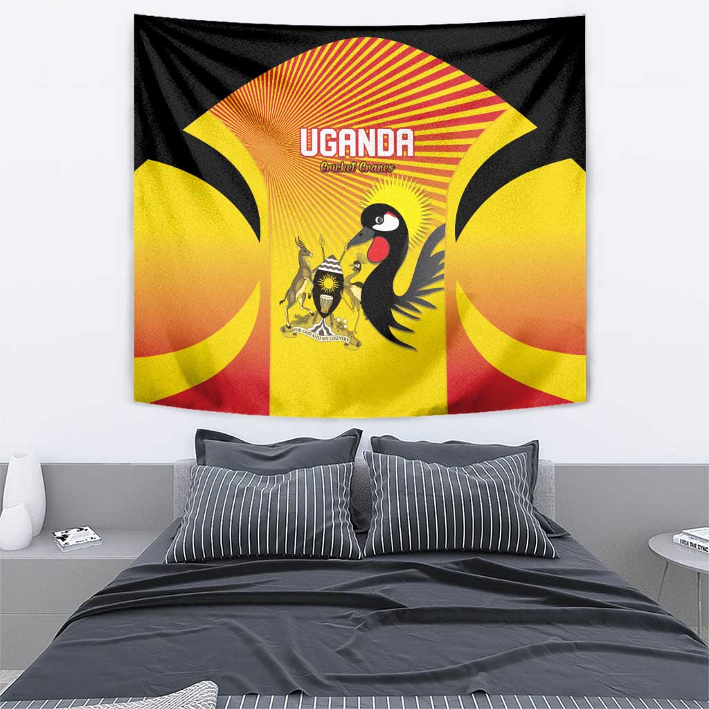 Uganda Cricket Tapestry Go Cricket Cranes Go - Wonder Print Shop